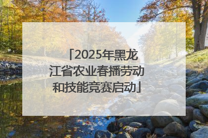 2025年黑龙江省农业春播劳动和技能竞赛启动