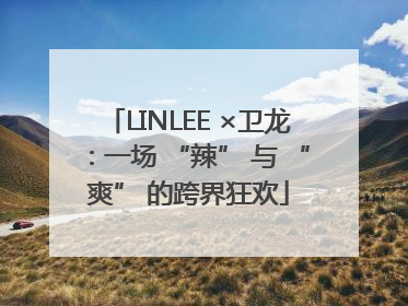 LINLEE ×卫龙：一场 “辣” 与 “爽” 的跨界狂欢