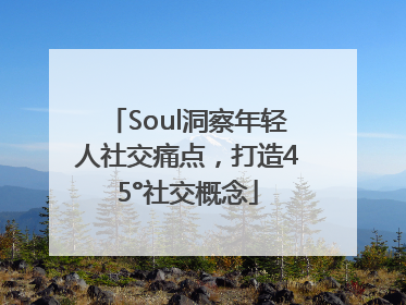 Soul洞察年轻人社交痛点，打造45°社交概念